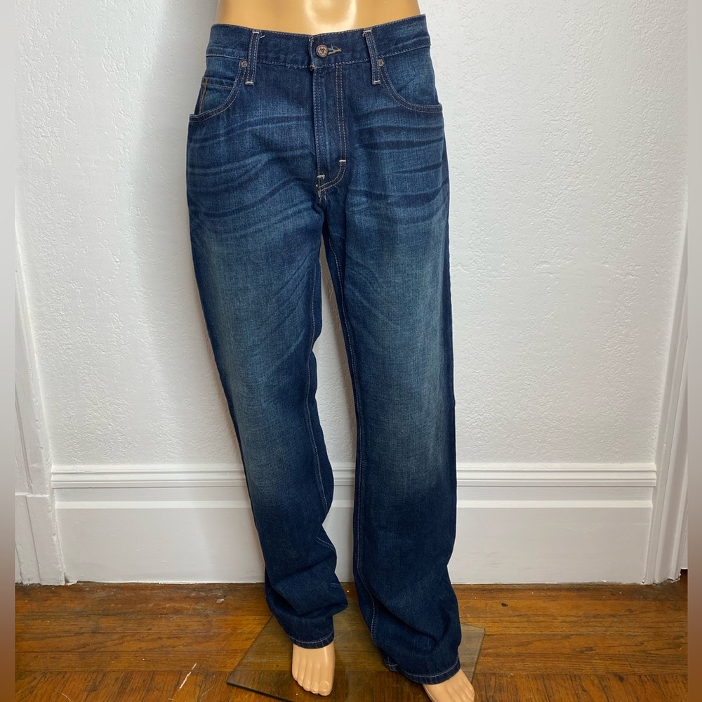 Ariat M4 Legacy Relaxed Fit Boot Cut Jeans Men’s True Size 33/36 Blue NWOT